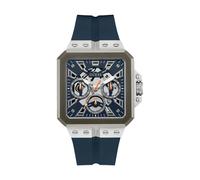 Guess, ,Accessories ,Uomo ,Blu ,ONE SIZE Skeleton Multifunction Watch