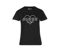 Guess T-shirt corta NARCISO Active Donna grigio chiaro/nero