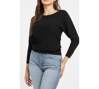 GUESS Adele Bat Sleeve Swt Jet Black A996 Taglia: S | Maglioni a maglia Outlet | Donna | Nero