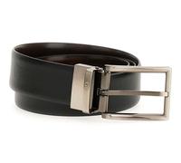 GUESS Adjustable and Reversible Leather Belt Black / Dark Brown