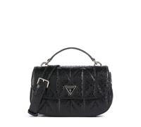 Guess Aldina G-Shine Borsa a mano nero, pelle sintetica, donna