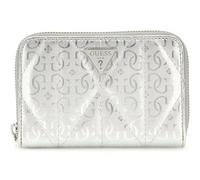 GUESS Aldina SLG Medium Zip Around Wallet Silver