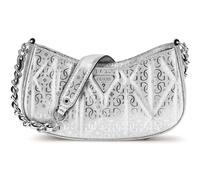 GUESS Aldina Top Zip Shoulder Bag Silver