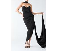 GUESS Alva Bustier Dress Jet Black A996 Taglia: 42 | Maxi abiti Outlet | Donna | Nero