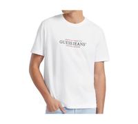 Guess - American Trade Tee - - Tops - Uomo - Bianco - L