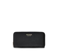 GUESS Amorette Slg Lrg Zip Around GUESS PORTAFOGLI ZIP AROUND, Nero, Etichettalia unica