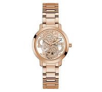 GUESS Orologio analogico ' QUATTRO CLEAR ' oro rosé, Taglia One Size