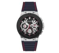 Guess Orologio Uomo CIRCUITO GW0489G1 Silicone Multifunzione Blu Navy/Nero/Argento