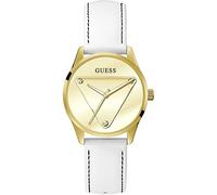 GUESS Orologio analogico ' EMBLEM ' oro / bianco, Taglia One Size