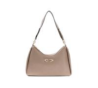 Guess Borsa a spalla Anise – doppia zip con logo – Taupe scuro
