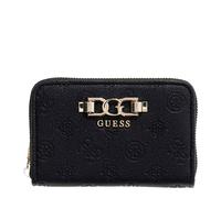 GUESS portafoglio Anise SLG Zip Around Wallet Black Logo nero