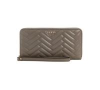 GUESS Anning - Portafoglio grande con cerniera, colore tortora scuro, taglia unica