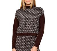 Guess Apparel Felpa Donna Colore Marrone/crema XS