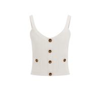 Guess Apparel Top Donna Colore Crema XS