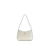 GUESS Mini Hobo Arnela II Borsa a Spalla, Bone, Similpelle Ecosostenibile, 25 x 16 x 6 cm, con Cerniera e Vani Portacarte