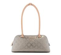 Guess Borsa a spalla Arnela, pelle sintetica, logo peltro, argento/grigio, donna