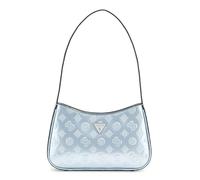 GUESS Arnela Top Zip Shoulder Bag Powder Blue Logo, Logo in polvere blu, Taglia unica