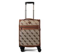 Guess Audrey 4 ruote Trolley cabina 54 cm marrone