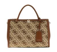 Guess - Audrey Logo Satchel Bag - - Bags - Donna - Beige - ONE SIZE