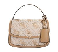 Guess - Audrey Monogramme Flap Bag - - Bags - Donna - Beige - ONE SIZE