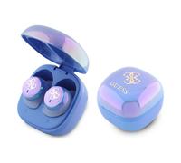 GUESS AURICOLARE BLUETOOTH 5.3 MULTIPOINT ORIGINALE TWS STEREO MINI BLU 79514FA