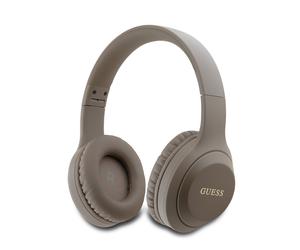 Guess, Auricolare senza fili Bluetooth 5.3 Classic con logo, Marrone