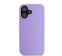 Guess, Backcover per iPhone 16 con texture granulosa , Viola