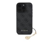 Guess, Backcover per iPhone 16 Pro Max con stampa 4G, Grigio