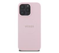 Guess, Backcover per iPhone 16 Pro Max con texture granulosa , Rosa
