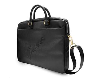 Guess Bag Gucb15pusasbk 16 "Black Saffiano Script, Accessori PC e Portatili Baby Boys, nero
