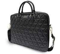 Guess Borsa per notebook Nouvo imbottita 15 pollici con tracolla e logo nero