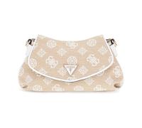 Guess, ,Bags ,Donna ,Bianco ,ONE SIZE Borsa a tracolla in tela con tracolla rimovibile