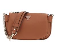 Guess, ,Bags ,Donna ,Marrone ,ONE SIZE Silvye Borsa a Spalla a Secchiello Cognac