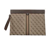 Guess, ,Bags ,Uomo ,Marrone ,ONE SIZE Paris 4G Logo Pochette