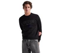 GUESS Felpa 'Beau' grigio / nero Uomo GUESS L