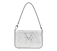 GUESS Beauvoir Mini Top Zip Shoulder Bag Silver