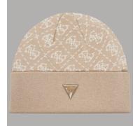 Guess berretto beige da uomo con logo 4G in misto seta M5BZ18 Z0442 FNIF