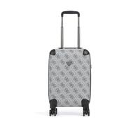 Guess Berta 4G Logo Valigia trolley (4 ruote) grigio chiaro, plastica, 32 x 53 x 22cm