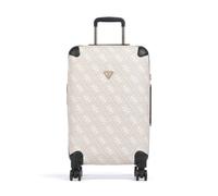 Guess Berta Maxi 4G Valigia trolley (4 ruote) beige/nero, plastica, 39 x 64 x 28cm