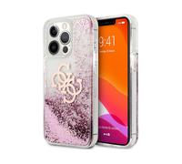 GUESS Big Liquid Glitter COVER per Apple iPhone 13 Pro Max, Rosa