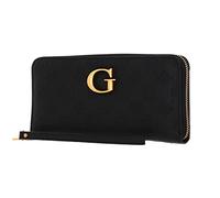 GUESS Black, Portafoglio Bi-Fold Donna, Logo Nero, Taglia Unica