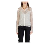 Guess, ,Blouses & Shirts ,Donna ,Beige ,S Camicia in Pizzo Antoinette Elegante e Raffinata
