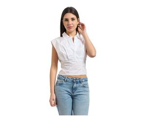 Guess, ,Blouses & Shirts ,Donna ,Bianco ,S Cherry Top