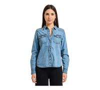 Guess, ,Blouses & Shirts ,Donna ,Blu ,S Camicia di jeans