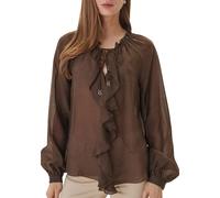 Guess, ,Blouses & Shirts ,Donna ,Marrone ,S Blouses