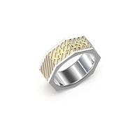 GUESS Bond Street - Bague en Acier inoxydable pour Homme - Cadeau Parfait pour Homme élégant., Small, Acier inoxydable, Non Applicable