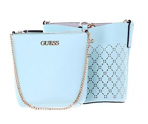 GUESS Borsa a secchiello con pochette Amara bucket verde surf BS22GU87 XG849301, Surf, Einheitsgröße
