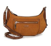 Guess Borsa a spalla MARSHA MINI CROSSBODY LEATHER in Marrone Unica
