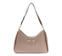 GUESS borsa a tracolla Anise Double Zip Shoulder Bag Dark Taupe Logo grigio talpa