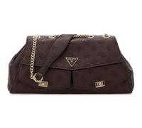 GUESS borsa a tracolla Blake Convertible Crossbody Flap Brown Logo marrone scuro
